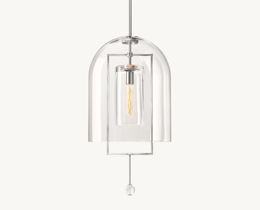 15 Inch Bell Glass Pendant Light - Fulcrum