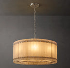 37 Inch Alabaster Round Chandelier - San Marco