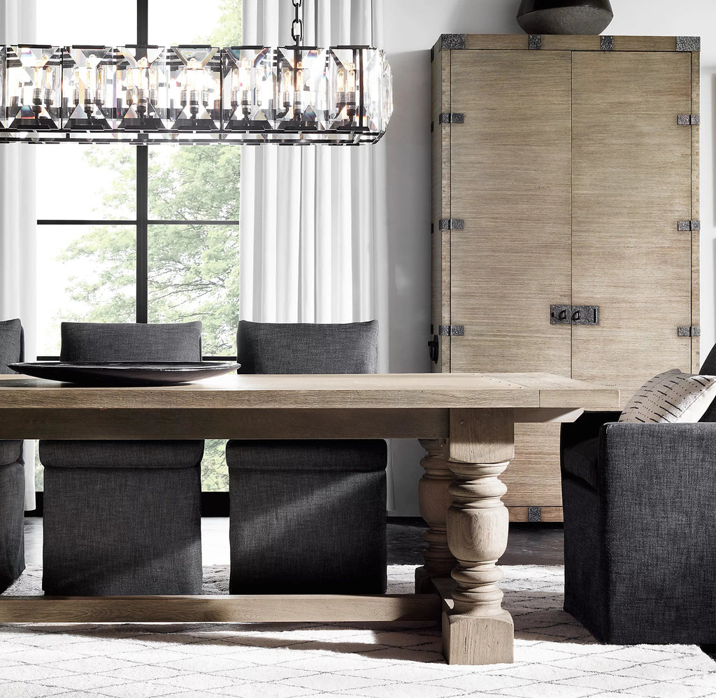 74 Inch Crystal Rectangular Chandelier – Harlow