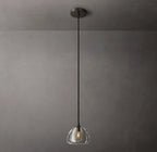 7 Inch Crystal Pendant Light - Hemisphere
