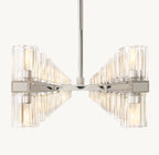 72 Inch Hexagonal Crystal Linear Chandelier – Arcachon