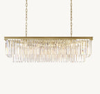 49 Inch Crystal Prism Rectangular Chandelier - Odeon