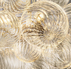 33 Inch Glass bubble Chandelier - Talia