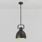 10 Inch Metal Dome Pendant Light - Machinist