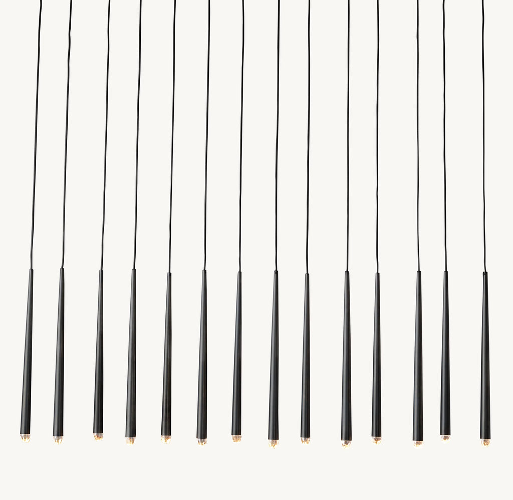 72 Inch Pin Linear Chandelier - Aquitaine