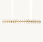 72 Inch Hexagonal Crystal Linear Chandelier – Arcachon