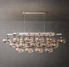72 Inch Glass Bubble Oval Chandelier - Cabrette