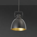 10 Inch Metal Dome Pendant Light - Machinist
