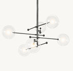 55 Inch Sputnik Globe Glass Chandelier - Mobile