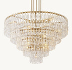 60 Inch Chain Crystal Tiered Chandelier - Marignan