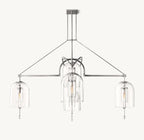 61 Inch Bell Glass Chandelier - Fulcrum