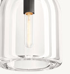 10 Inch Cloche Crystal Pendant Light - Botanist