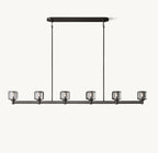 72 Inch Crystal Linear Candle Chandelier - Demaret