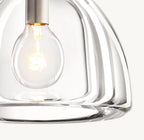 7 Inch Dome Crystal Pendant Light - Botanist