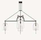 61 Inch Bell Glass Chandelier - Fulcrum