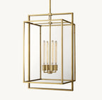 21 Inch Glass Lantern Pendant Light - Beckman