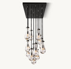 54 Inch Raindrop Linear Chandelier – Ava