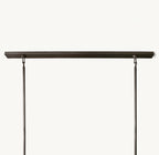 54 Inch Glass Rectangular Chandelier - Beckman