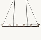 72 Inch Globe Crystal Rectangular Chandelier - Eclatant