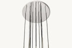 24 Inch Pin Cascading Round Chandelier - Aquitaine