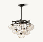 36 Inch Globe Glass Cluster Chandelier - Cabrette