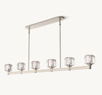 72 Inch Crystal Linear Candle Chandelier - Demaret