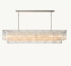 72 Inch Crystal Rod Rectangular Chandelier - Amadeo