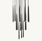 30 Inch Pin Cascading Round Chandelier - Aquitaine