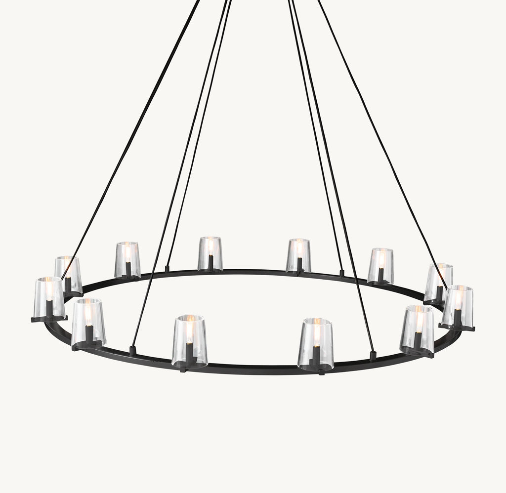 60 Inch Hurricane Candle Ring Chandelier - Pauillac