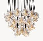 24 Inch Crystal Cluster Chandelier – Boule