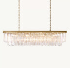 59 Inch Crystal Prism Rectangular Chandelier - Odeon