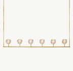 60 Inch Crystal Linear Chandelier – Boule