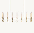 66 Inch Candle Linear Chandelier - Fontanelle