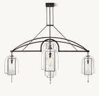 61 Inch Bell Glass Chandelier - Fulcrum