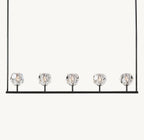 48 Inch Crystal Linear Chandelier – Boule