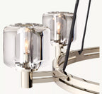 36 Inch Crystal Round Candle Chandelier - Demaret