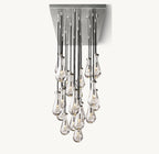 72 Inch Raindrop Linear Chandelier – Ava