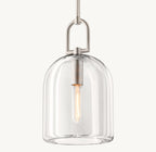10 Inch Cloche Crystal Pendant Light - Botanist