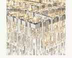 60 Inch Chain Crystal Rectangular Chandelier - Marignan