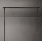 54 Inch Cylindrical Milk Glass Linear Chandelier - Ravelle