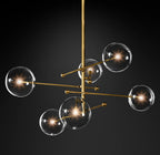 55 Inch Sputnik Globe Glass Chandelier - Mobile