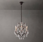 18 Inch Candelabra Crystal Chandelier - Rococo