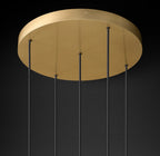 28 Inch Blown Glass Globe Cluster Chandelier - Mobile