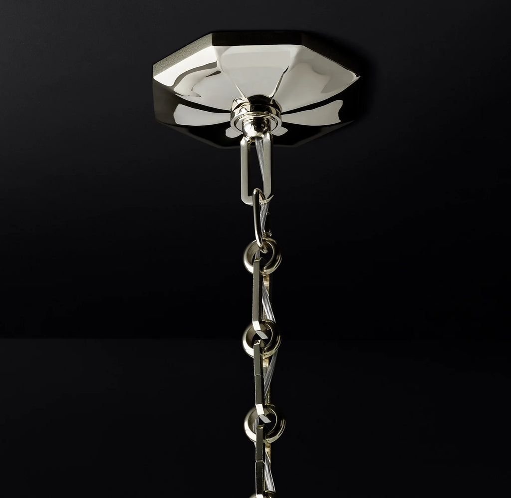 24 Inch Candelabra Crystal Chandelier - Bonnington
