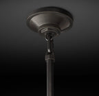 7 Inch Clear Glass Long Cylinder Pendant Light - Machinist