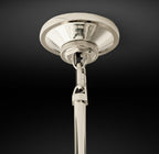 14 Inch Clear Glass Globe Pendant Light - Machinist