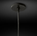 11 Inch Hand-carved Alabaster Globe Pendant Light - Celestial