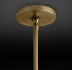 4 Inch Hand-carved Alabaster Cylinder Pendant Light - Celestial