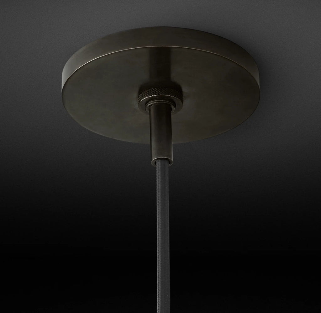 11 Inch Globe Glass Pendant Light - Utilitaire