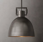 18 Inch Metal Dome Pendant Light - Machinist